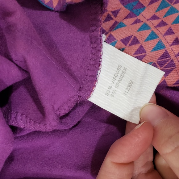 Old Khaki Geometric Print Ombre Short Skirt - Picture 7 of 8